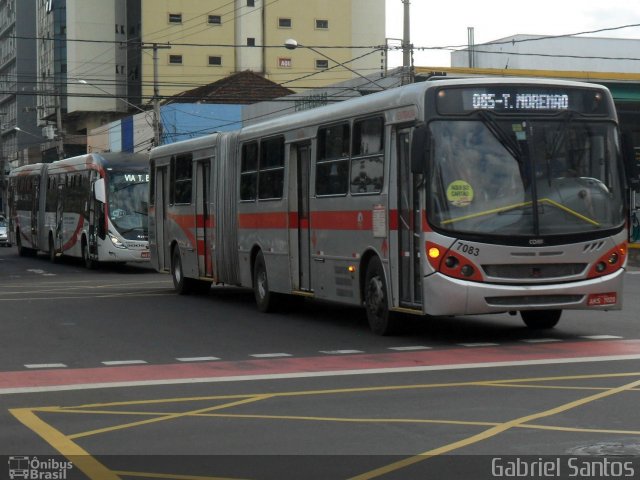 Auto Viação Floresta 7083 na cidade de Campo Grande, Mato Grosso do Sul, Brasil, por Gabriel Santos. Número da foto: #1872425.