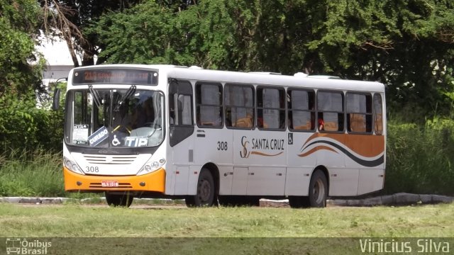 Auto Viação Santa Cruz 308 na cidade de Recife, Pernambuco, Brasil, por Vinicius Silva. Número da foto: #1873076.