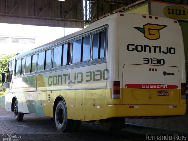 Empresa Gontijo de Transportes 3130 na cidade de Barretos, São Paulo, Brasil, por Fernando Reis. ID da foto: 1872217.