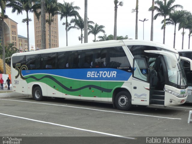 Bel-Tour Transportes e Turismo 361 na cidade de Aparecida, São Paulo, Brasil, por Fabio Alcantara. ID da foto: 1872420.