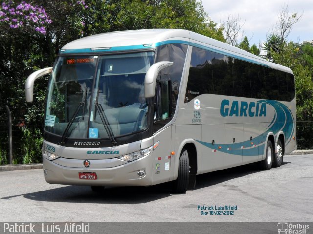Viação Garcia 7876 na cidade de Curitiba, Paraná, Brasil, por Patrick  Luis Aifeld. Número da foto: #1875072.