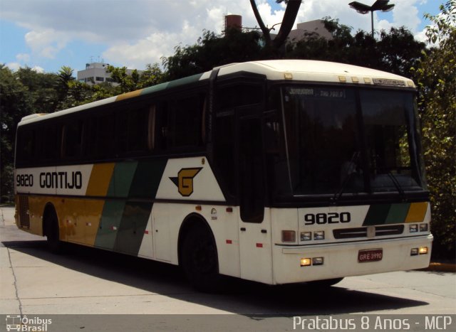 Empresa Gontijo de Transportes 9820 na cidade de São Paulo, São Paulo, Brasil, por Cristiano Soares da Silva. ID da foto: 1874447.