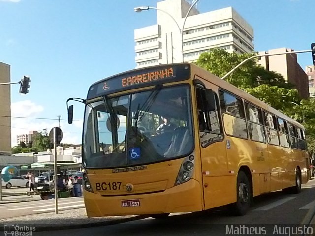 Transporte Coletivo Glória BC187 na cidade de Curitiba, Paraná, Brasil, por Matheus  Augusto. ID da foto: 1874642.