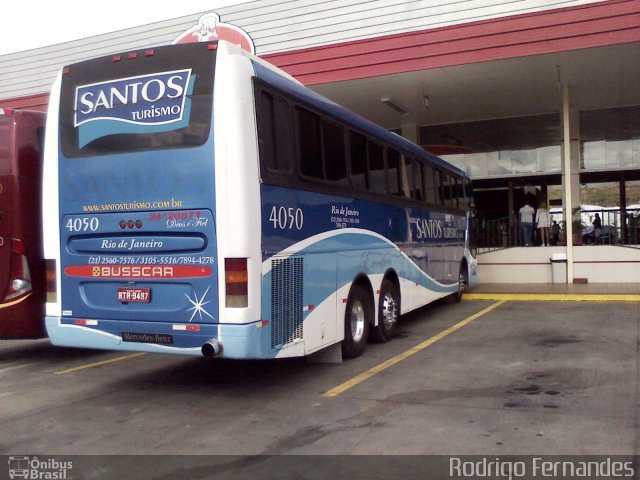 Santos Turismo 4050 na cidade de Sapucaia, Rio de Janeiro, Brasil, por Rodrigo Fernades. Número da foto: #1874838.