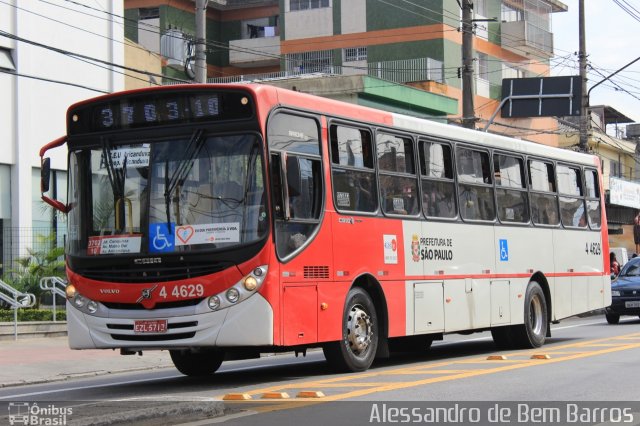 Nova Aliança  4 > Empresa de Transportes Novo Horizonte 4 4629 na cidade de São Paulo, São Paulo, Brasil, por Alessandro de Bem Barros. ID da foto: 1874708.