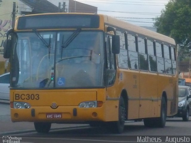 Transporte Coletivo Glória BC303 na cidade de Curitiba, Paraná, Brasil, por Matheus  Augusto. Número da foto: #1874656.
