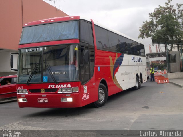 Pluma Conforto e Turismo 4926 na cidade de Rio de Janeiro, Rio de Janeiro, Brasil, por Carlos Almeida. Número da foto: #1877431.