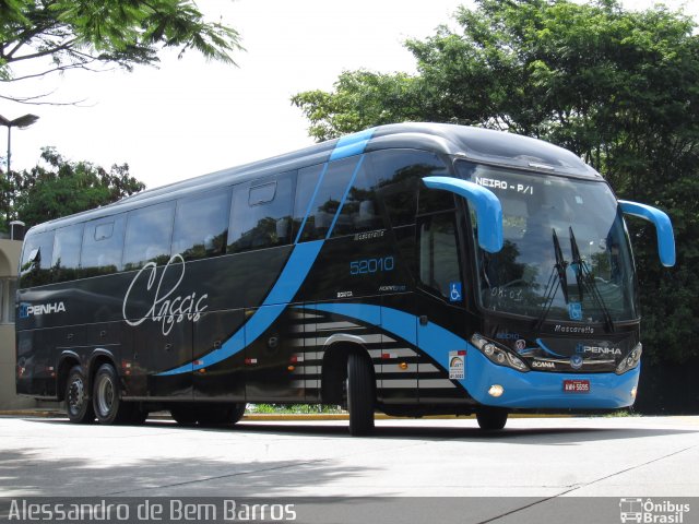 Empresa de Ônibus Nossa Senhora da Penha 52010 na cidade de São Paulo, São Paulo, Brasil, por Alessandro de Bem Barros. ID da foto: 1877908.