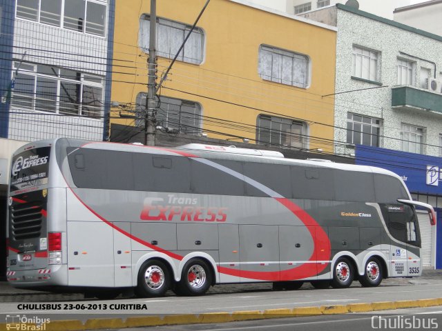 Trans Express 3535 na cidade de Curitiba, Paraná, Brasil, por Paulo Roberto Chulis. Número da foto: #1877911.