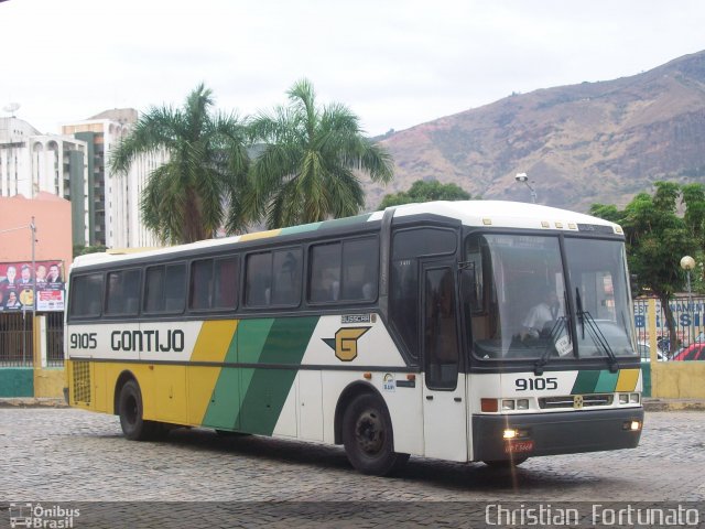 Empresa Gontijo de Transportes 9105 na cidade de Governador Valadares, Minas Gerais, Brasil, por Christian  Fortunato. Número da foto: #1876474.