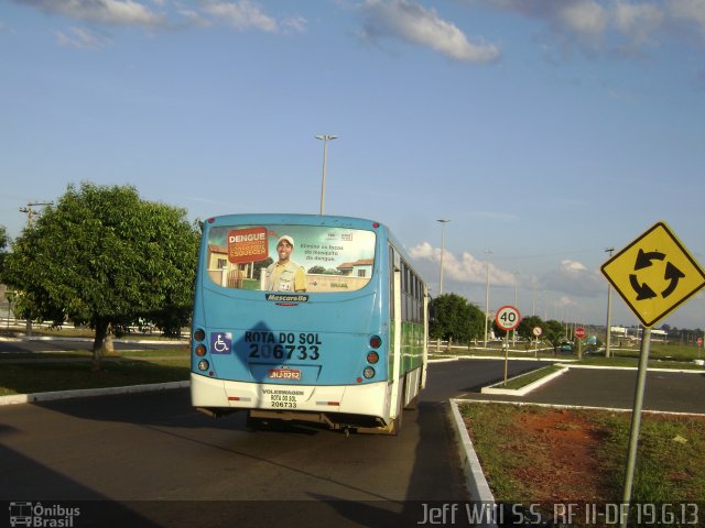 Rota do Sol Turismo 206733 na cidade de Riacho Fundo II, Distrito Federal, Brasil, por Jefferson Willian da Silva de Sousa. Número da foto: #1878125.
