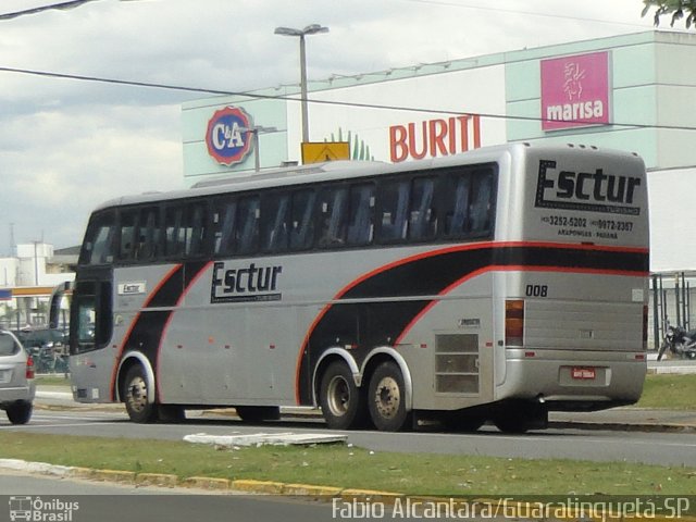 Esctur Turismo 008 na cidade de Guaratinguetá, São Paulo, Brasil, por Fabio Alcantara. Número da foto: #1876348.