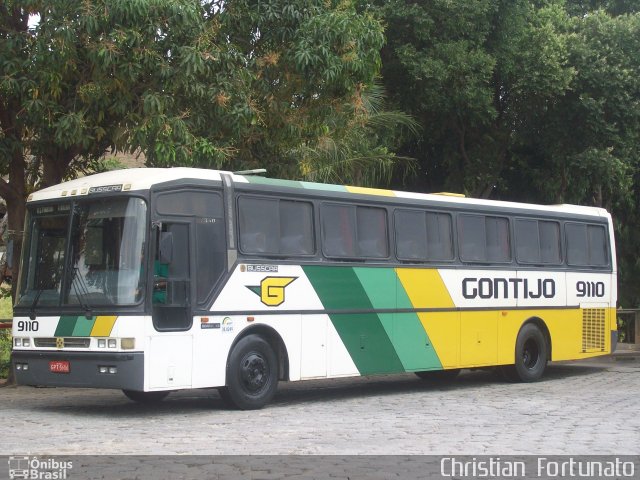 Empresa Gontijo de Transportes 9110 na cidade de Governador Valadares, Minas Gerais, Brasil, por Christian  Fortunato. ID da foto: 1878977.