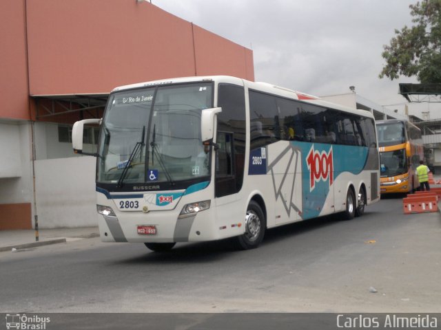 Auto Viação 1001 2803 na cidade de Rio de Janeiro, Rio de Janeiro, Brasil, por Carlos Almeida. Número da foto: #1880980.