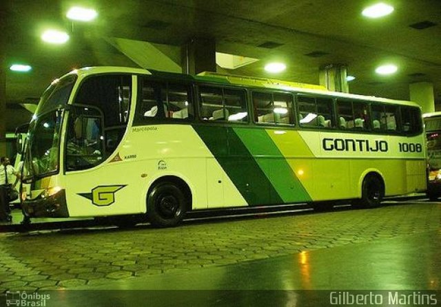 Empresa Gontijo de Transportes 1008 na cidade de Belo Horizonte, Minas Gerais, Brasil, por Gilberto Martins. ID da foto: 1881215.