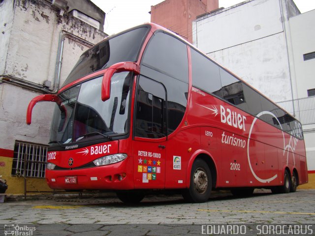 Bauer Turismo 2002 na cidade de São Paulo, São Paulo, Brasil, por EDUARDO - SOROCABUS. Número da foto: #1881236.