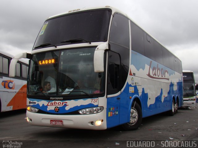 Transportes Labor 737 na cidade de São Paulo, São Paulo, Brasil, por EDUARDO - SOROCABUS. ID da foto: 1881251.