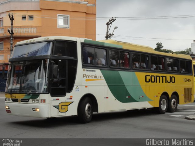 Empresa Gontijo de Transportes 15145 na cidade de São Paulo, São Paulo, Brasil, por Gilberto Martins. ID da foto: 1881305.