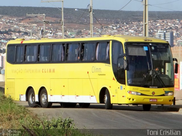 Viação Itapemirim 8053 na cidade de Vitória da Conquista, Bahia, Brasil, por Tôni Cristian. ID da foto: 1883785.