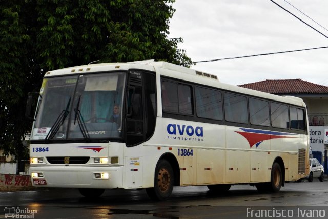 AVOA - Auto Viação Ourinhos Assis 13864 na cidade de Paraguaçu Paulista, São Paulo, Brasil, por Francisco Ivano. Número da foto: #1884347.