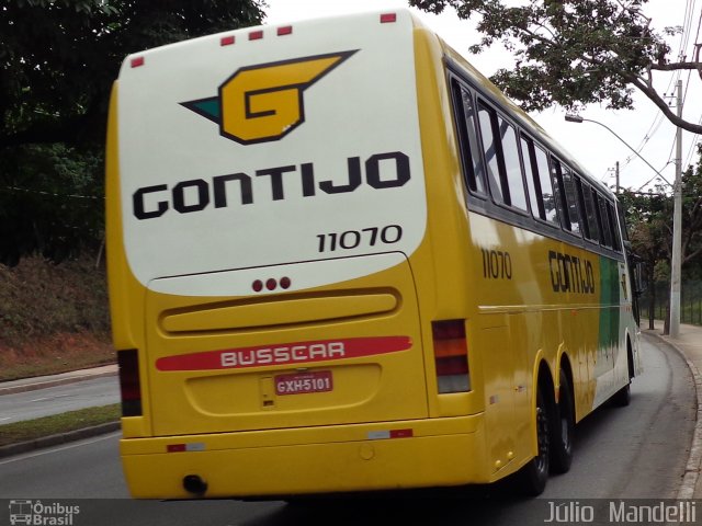 Empresa Gontijo de Transportes 11070 na cidade de Belo Horizonte, Minas Gerais, Brasil, por Júlio  Mandelli. ID da foto: 1884325.