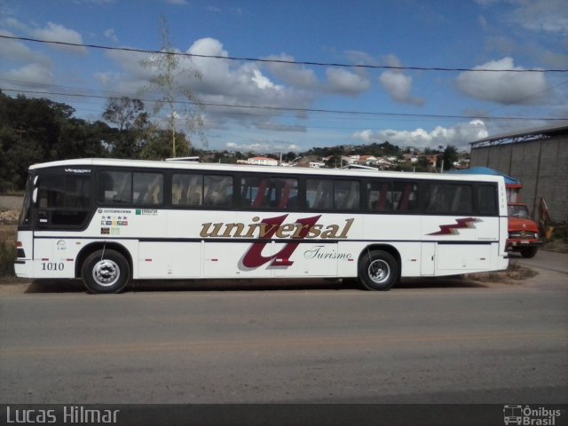 Universal Turismo 1010 na cidade de Lagoa Dourada, Minas Gerais, Brasil, por Jose Hilmar. ID da foto: 1884322.