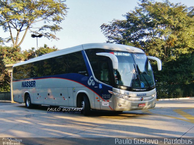 Viação Nasser 212115 na cidade de São Paulo, São Paulo, Brasil, por Paulo Gustavo. Número da foto: #1883053.