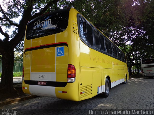 Viação Itapemirim 8517 na cidade de São Paulo, São Paulo, Brasil, por Bruno Aparecido Machado. Número da foto: #1882700.