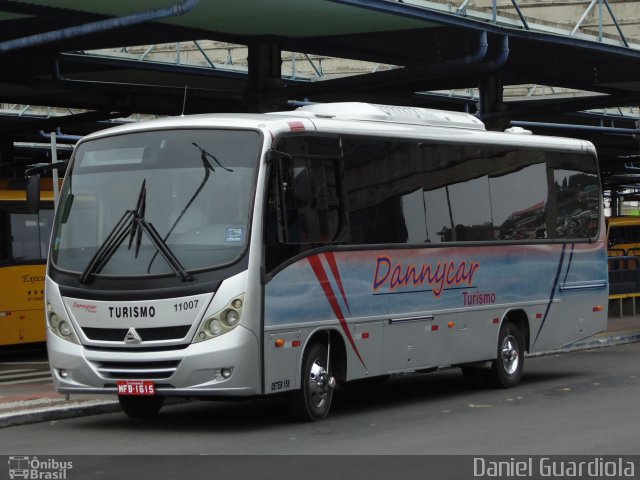 Dannycar Turismo 11007 na cidade de Florianópolis, Santa Catarina, Brasil, por Daniel Guardiola. Número da foto: #1883653.