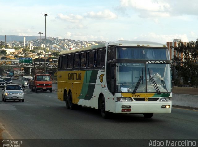 Empresa Gontijo de Transportes 11155 na cidade de Belo Horizonte, Minas Gerais, Brasil, por Adão Raimundo Marcelino. Número da foto: #1883963.