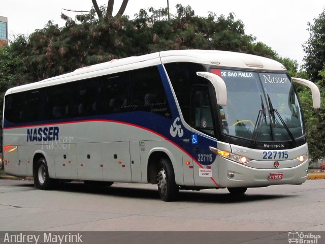 Viação Nasser 227115 na cidade de São Paulo, São Paulo, Brasil, por Andrey Gustavo. Número da foto: #1886403.