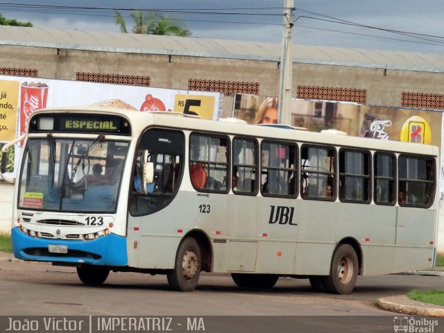 VBL - Viação Branca do Leste 123 na cidade de Imperatriz, Maranhão, Brasil, por João Victor. Número da foto: #1885090.