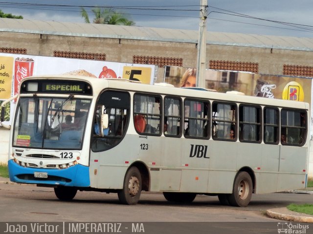 VBL - Viação Branca do Leste 123 na cidade de Imperatriz, Maranhão, Brasil, por João Victor. ID da foto: 1885090.