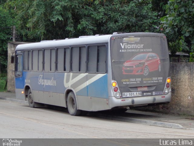 Auto Ônibus Fagundes RJ 101.116 na cidade de Itaboraí, Rio de Janeiro, Brasil, por Lucas Lima. Número da foto: #1884982.