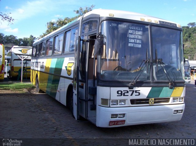 Empresa Gontijo de Transportes 9275 na cidade de Belo Horizonte, Minas Gerais, Brasil, por Maurício Nascimento. ID da foto: 1884711.