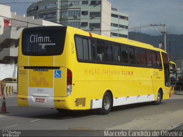 Viação Itapemirim 9707 na cidade de Rio de Janeiro, Rio de Janeiro, Brasil, por Marcelo Candido de Oliveira. Número da foto: #1885832.