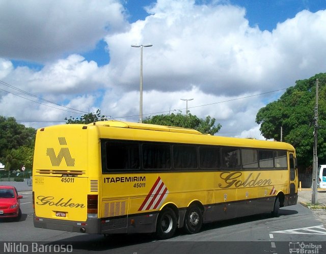 Viação Itapemirim 45011 na cidade de Fortaleza, Ceará, Brasil, por Nildo Barroso. Número da foto: #1887146.