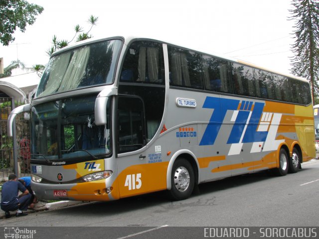 TIL Transportes Coletivos 415 na cidade de São Paulo, São Paulo, Brasil, por EDUARDO - SOROCABUS. Número da foto: #1886779.