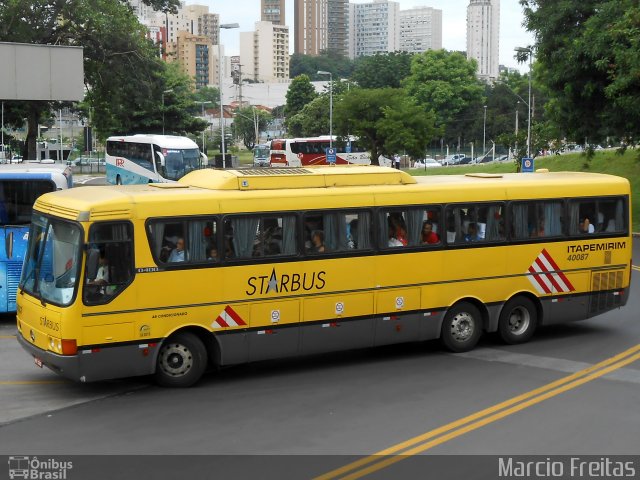 Viação Itapemirim 40087 na cidade de Ribeirão Preto, São Paulo, Brasil, por Marcio Freitas. ID da foto: 1888966.