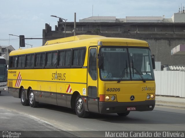 Viação Itapemirim 40205 na cidade de Rio de Janeiro, Rio de Janeiro, Brasil, por Marcelo Candido de Oliveira. Número da foto: #1889717.