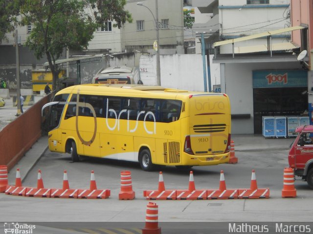 Brisa Ônibus 9110 na cidade de Rio de Janeiro, Rio de Janeiro, Brasil, por Matheus  Marcos. ID da foto: 1836723.