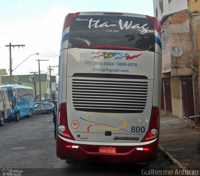 Nova Ita-Wag Transportes 800 na cidade de Araxá, Minas Gerais, Brasil, por Guilherme Antonio. Número da foto: #1837481.