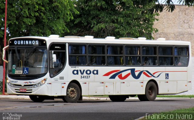 AVOA - Auto Viação Ourinhos Assis 34127 na cidade de Ourinhos, São Paulo, Brasil, por Francisco Ivano. Número da foto: #1835769.