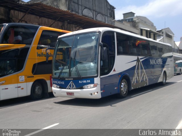 Rápido Macaense RJ 150.114 na cidade de Rio de Janeiro, Rio de Janeiro, Brasil, por Carlos Almeida. Número da foto: #1836202.