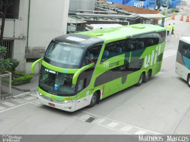 UTIL - União Transporte Interestadual de Luxo 17101 na cidade de Rio de Janeiro, Rio de Janeiro, Brasil, por Matheus  Marcos. Número da foto: #1836720.