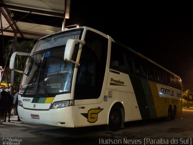 Empresa Gontijo de Transportes 12605 na cidade de Paraíba do Sul, Rio de Janeiro, Brasil, por Hudson Neves. Número da foto: #1837538.