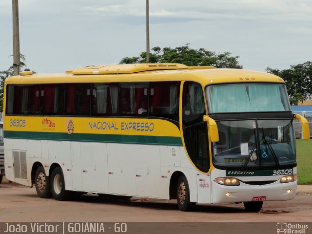 Nacional Expresso 36305 na cidade de Goiânia, Goiás, Brasil, por João Victor. ID da foto: 1837770.