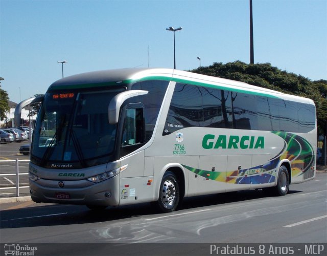 Viação Garcia 7766 na cidade de Londrina, Paraná, Brasil, por Cristiano Soares da Silva. Número da foto: #1890694.