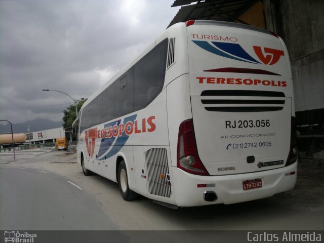 Viação Teresópolis RJ 203.056 na cidade de Rio de Janeiro, Rio de Janeiro, Brasil, por Carlos Almeida. Número da foto: #1890849.