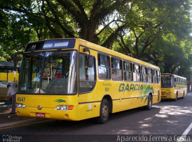 Viação Garcia 6547 na cidade de Maringá, Paraná, Brasil, por Aparecido Ferreira Costa. ID da foto: 1891325.